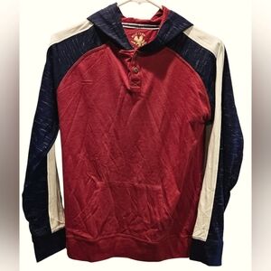 BUZZ CUTS Pull-over Long Sleeve Hooded Tshirt, Youth L (14-16)